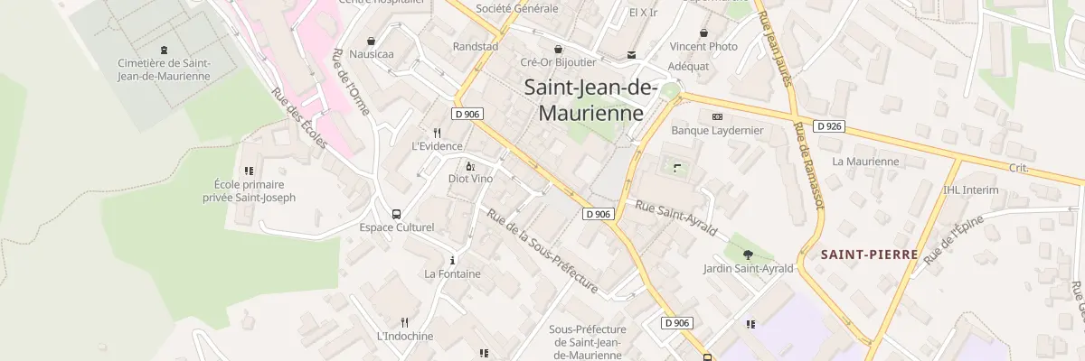 Plan du 37 Rue Borcière à Saint-Jean-de-Maurienne