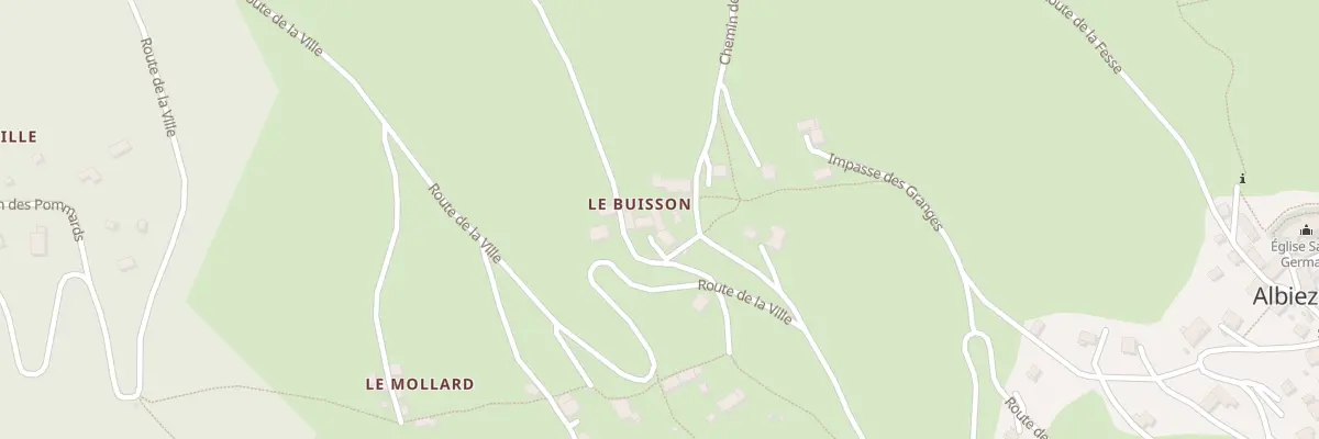 Plan du 5082 Le Buisson à Albiez-le-Jeune