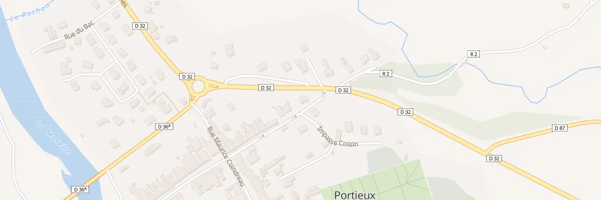 Plan du 27 Rue Roger Cossin à Portieux