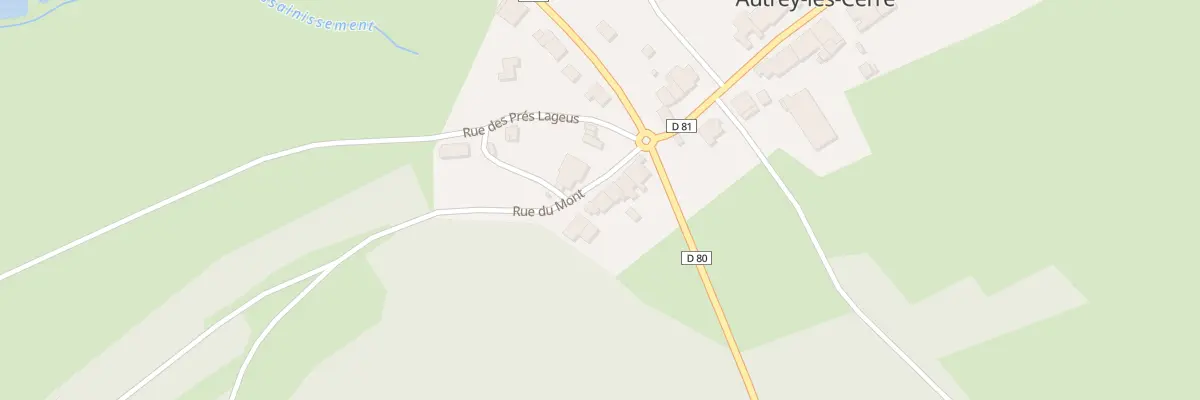 Plan du 7 Rue du Mont à Autrey-lès-Cerre