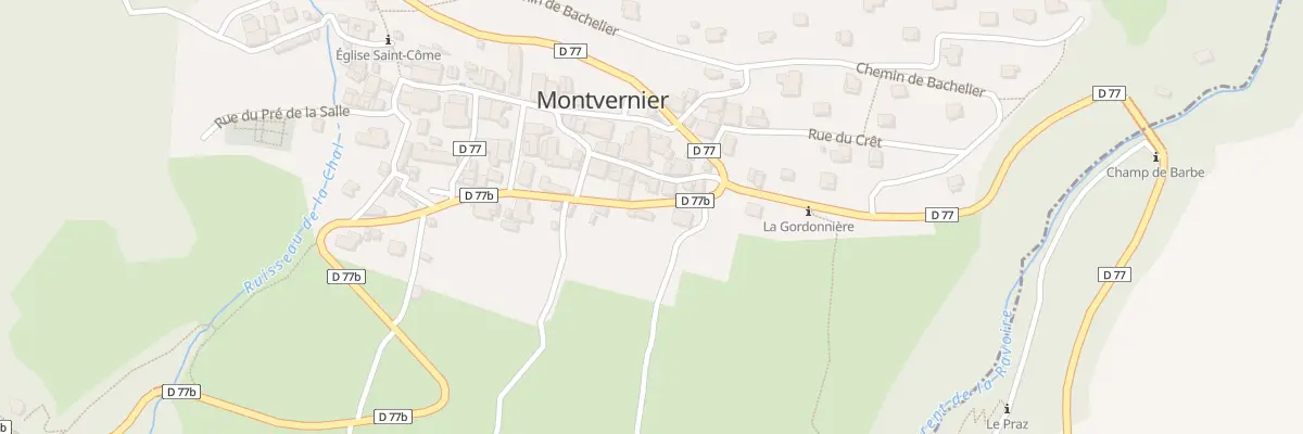 Plan du 5132 Montvernier à Montvernier
