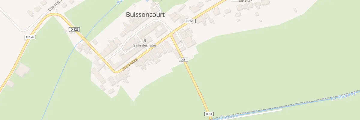 Plan du 10 Rue du 16 Septembre 1944 à Buissoncourt