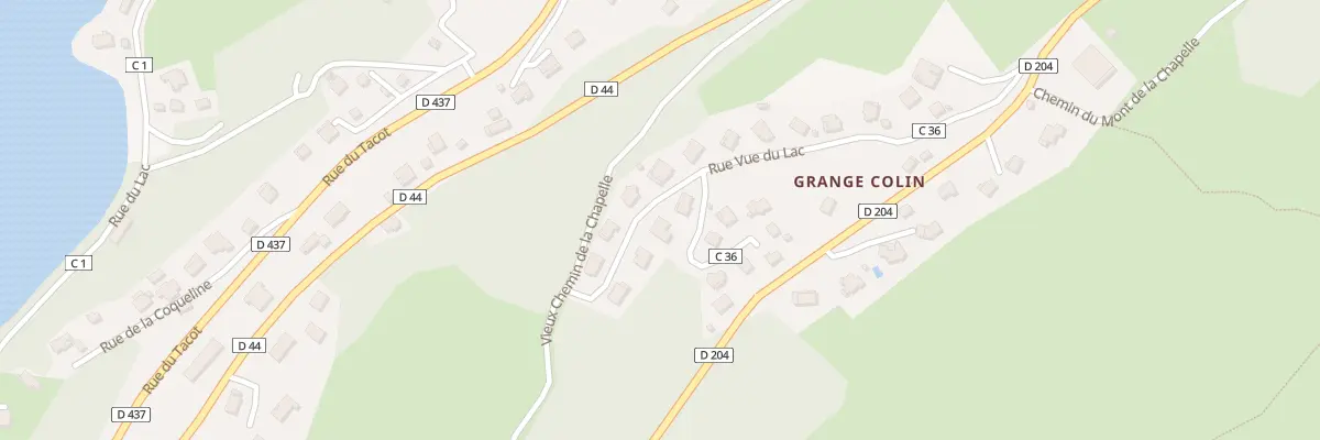 Plan du 5 Rue de la Vue du Lac à Montperreux
