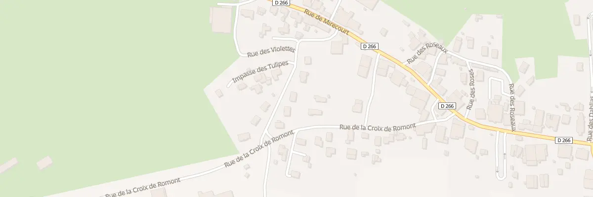 Plan du 171 Rue des Pensées à Darnieulles