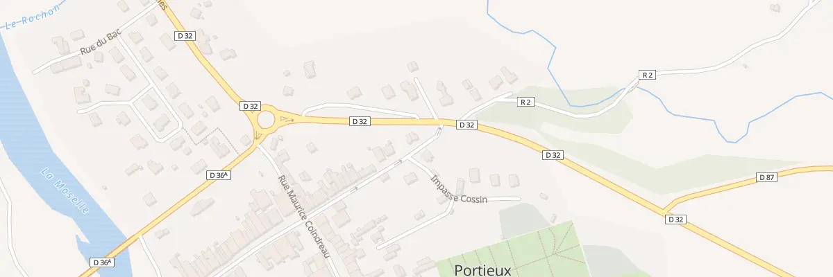 Plan du 29 Rue Roger Cossin à Portieux