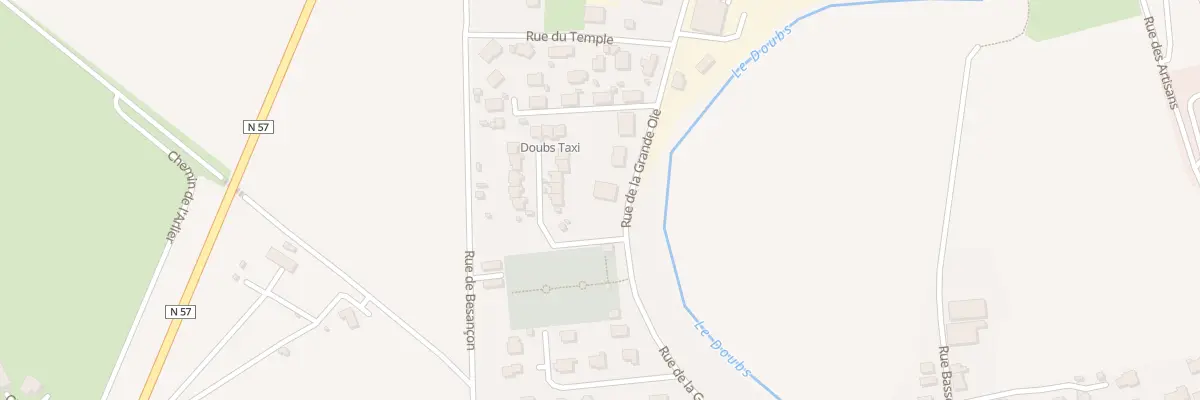 Plan du 7 Rue de la Grande Oie à Doubs