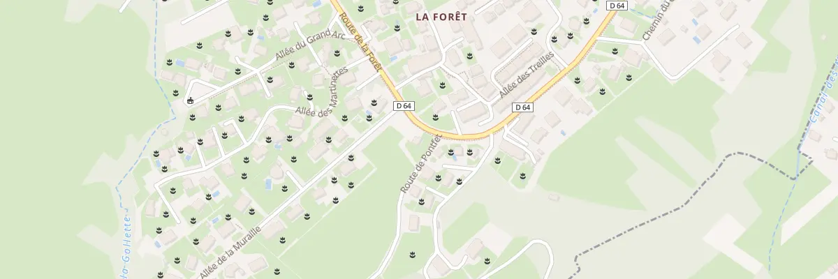 Plan du 655 Rte de la Forêt à Mercury