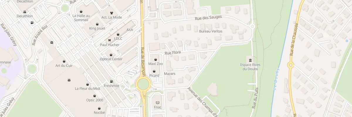 Plan du 5 Rue Flora à Doubs