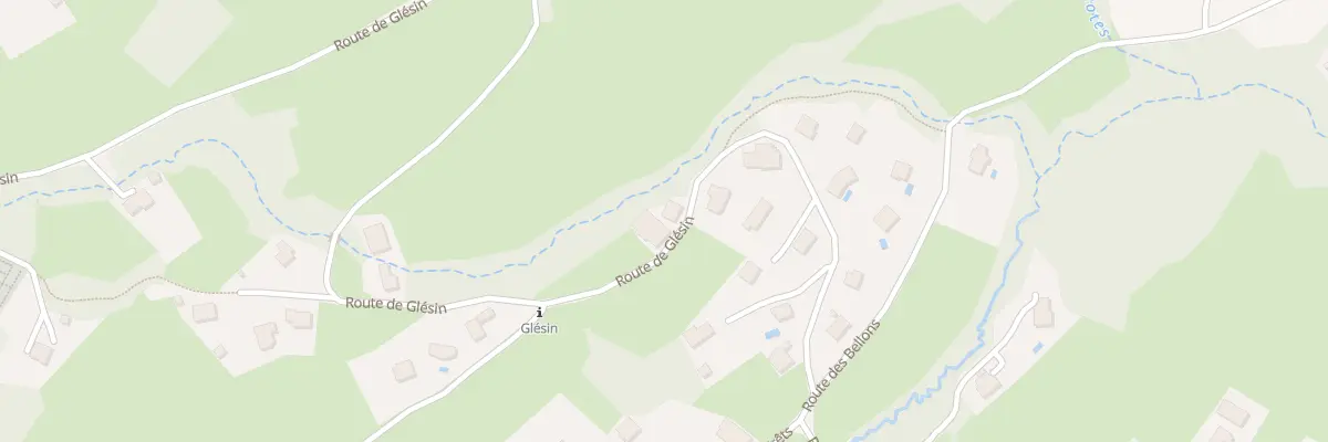 Plan du 1153 Rte de Glésin à Mercury
