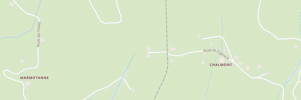 Plan du 2134 Rte de Chalmont aux Clefs
