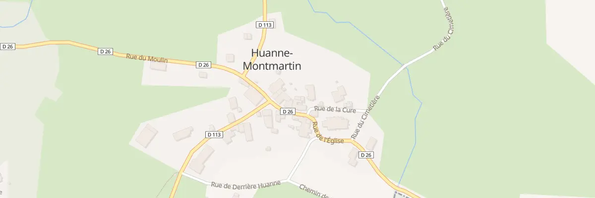 Plan du 5 Rue de l’Eglise à Huanne-Montmartin