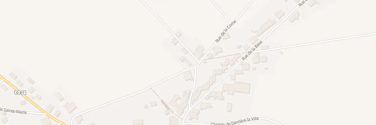 Plan du 5 Rue de la Corne à Baudoncourt