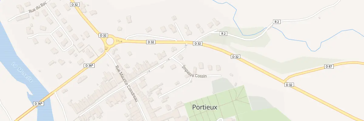 Plan du 1 Imp Cossin à Portieux