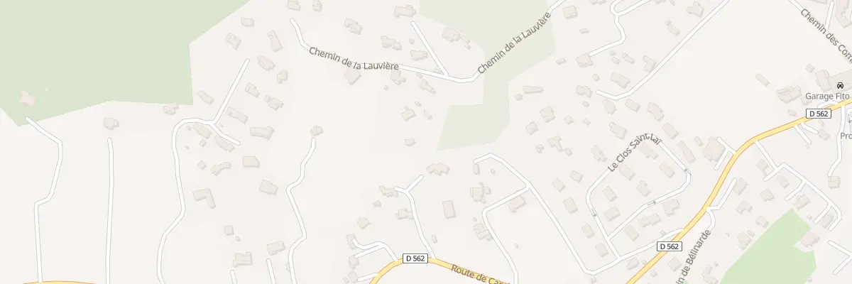 Plan du 351 Che de la Lauviere à Lorgues