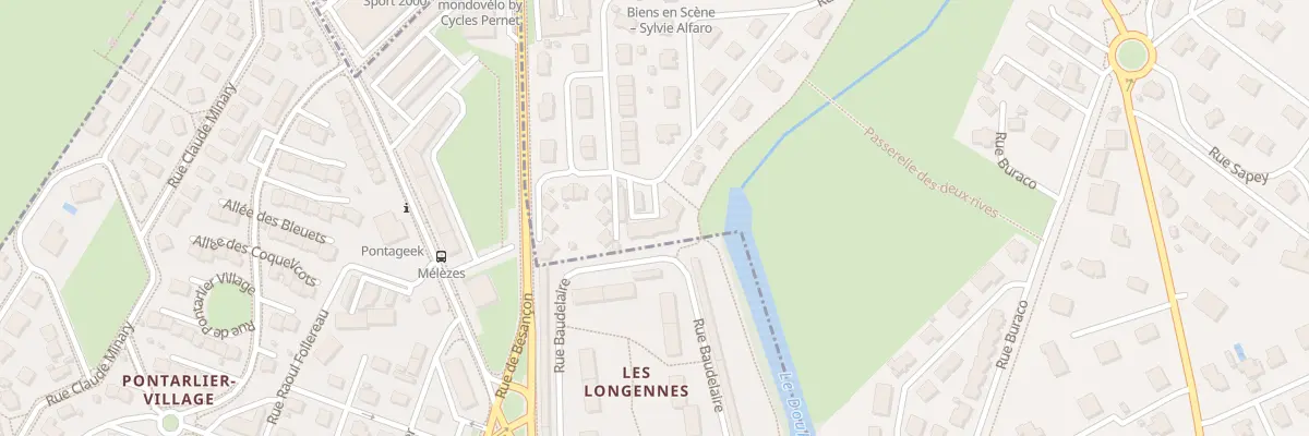 Plan du 13 Rue de l’Eau Vive à Doubs