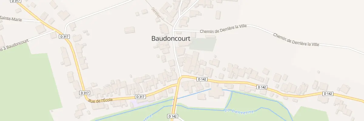 Plan du 2 Pl du Chanoine Morey à Baudoncourt