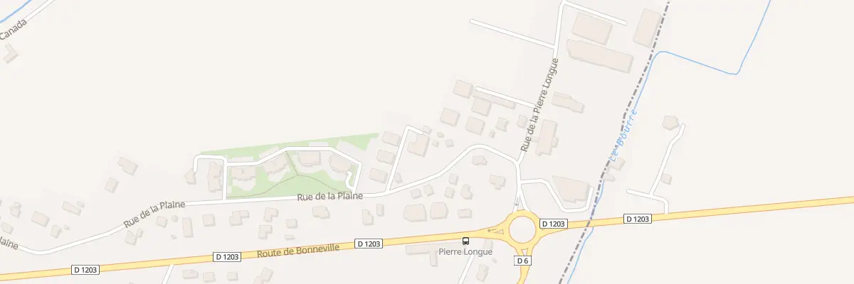 Plan du 1067 Rue de la Plaine à Amancy