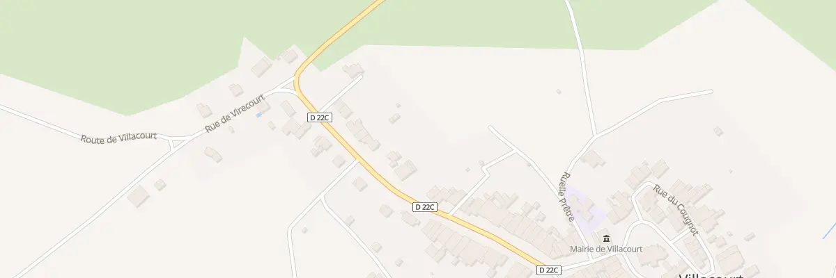 Plan du 7T Rue Neuve à Villacourt
