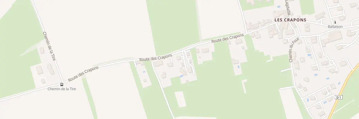 Plan du 346A Rte des Crapons à Ballaison
