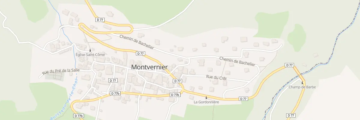 Plan du 5134 Bachelier à Montvernier