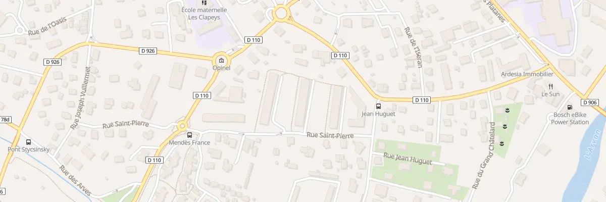 Plan du 447 Rue Saint-Pierre à Saint-Jean-de-Maurienne