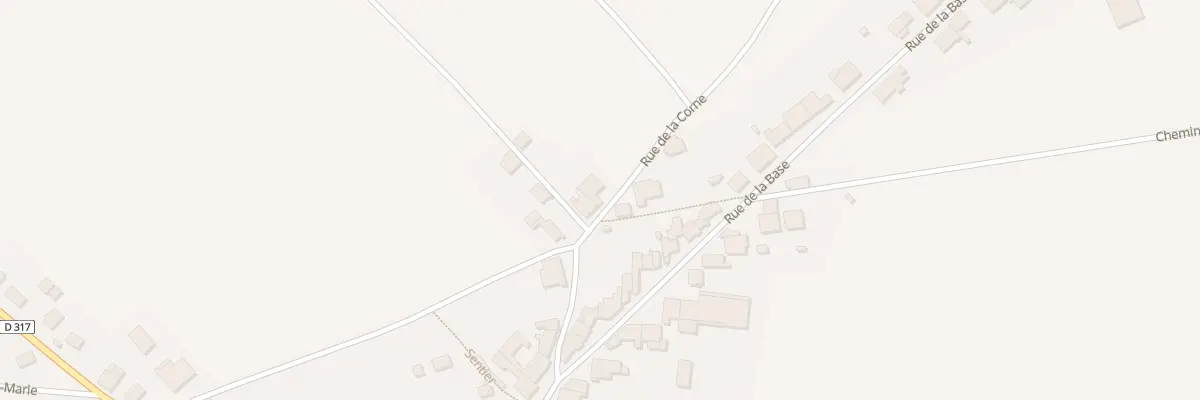 Plan du 11 Rue de la Corne à Baudoncourt