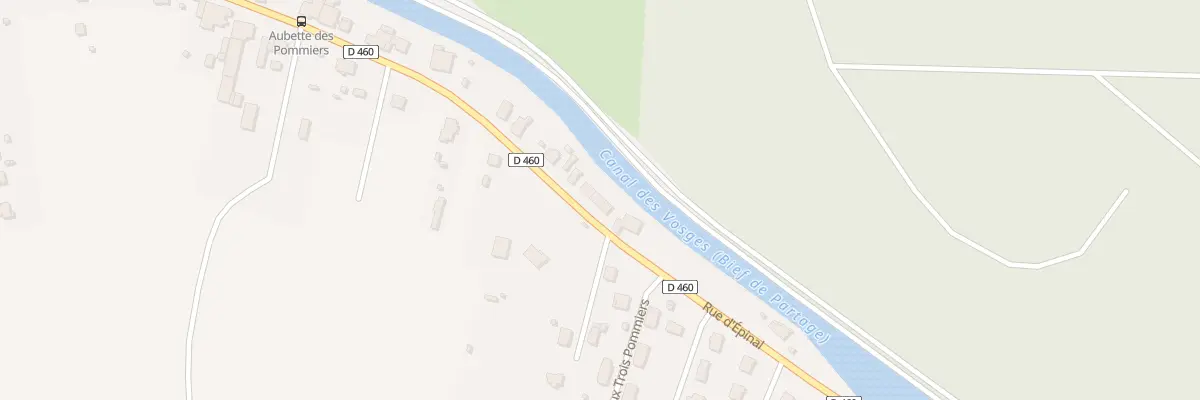 Plan du 851 Rue d’Épinal à Chaumousey