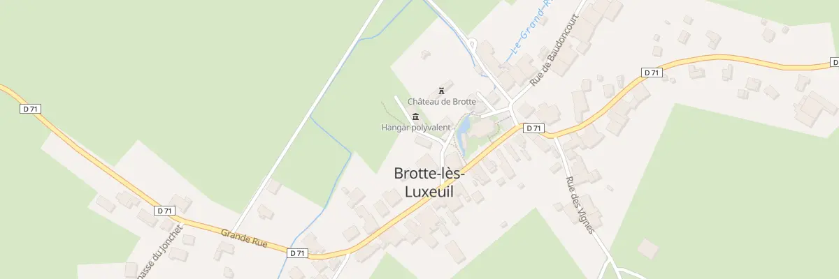 Plan du 55 Rue de la Fontaine à Brotte-lès-Luxeuil