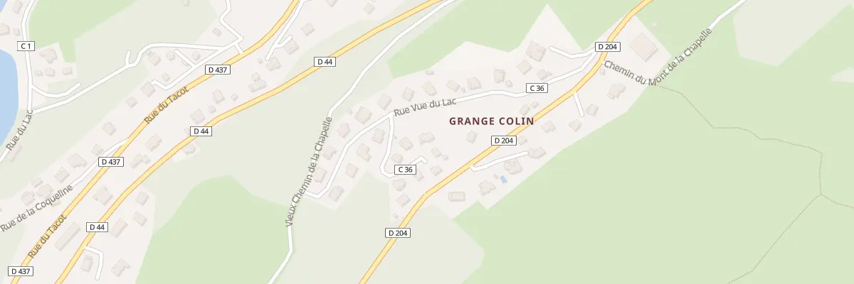 Plan du 13 Rue de la Vue du Lac à Montperreux