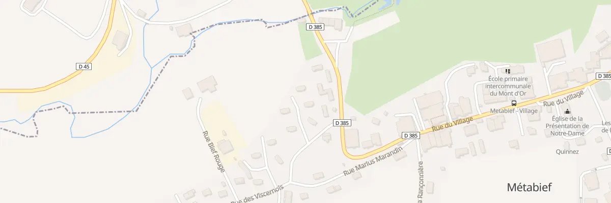 Plan du 11B Rue Marius Marandin à Métabief