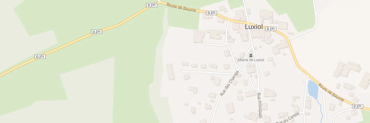Plan du 14T Rue de la Forge à Luxiol
