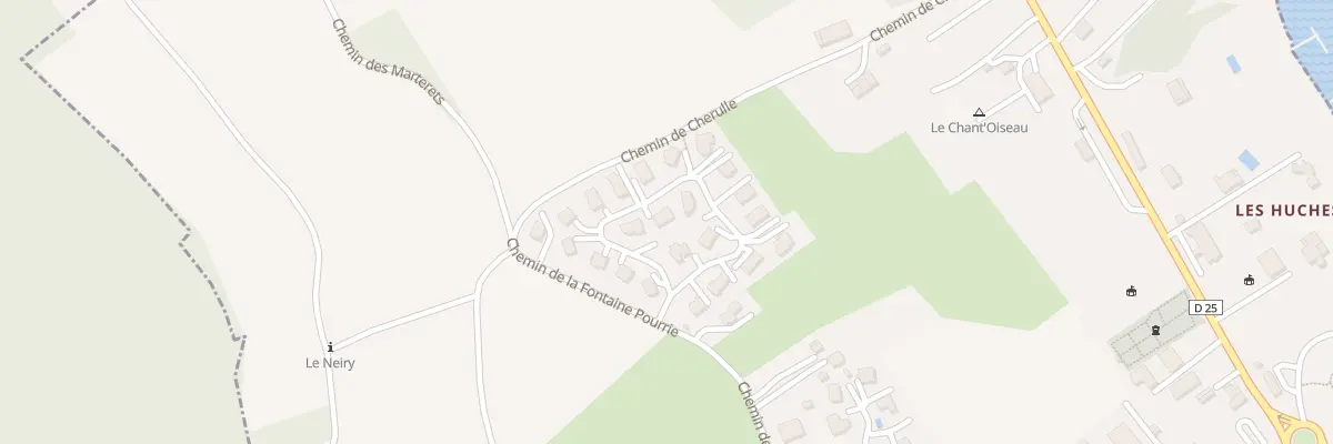 Plan du 132 All de la Chênaie à Excenevex