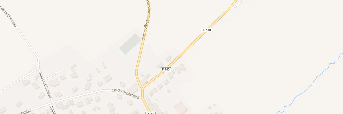 Plan du 3 Rte de Rosières à Barbonville