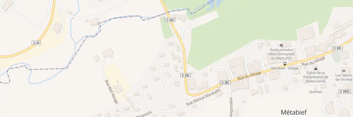 Plan du 51B Rue du Village à Métabief