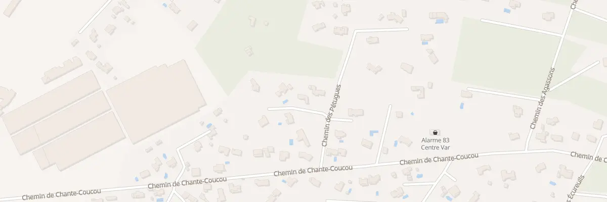 Plan du 93 Che des Petugues au Cannet-des-Maures