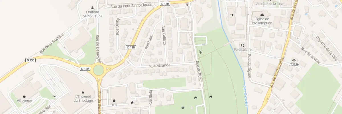Plan du 4 Rue Callisto à Doubs