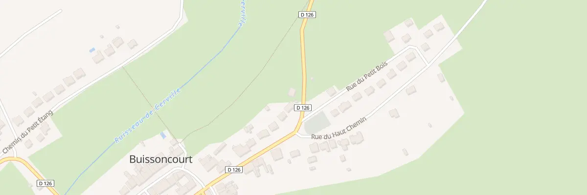 Plan du 32 Rue Haute à Buissoncourt