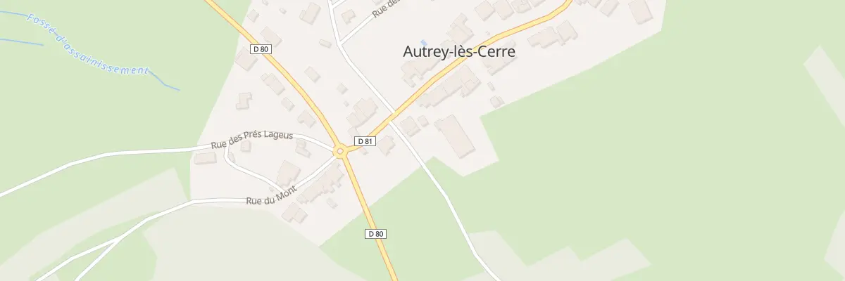 Plan du 4 Gr Grande Rue à Autrey-lès-Cerre