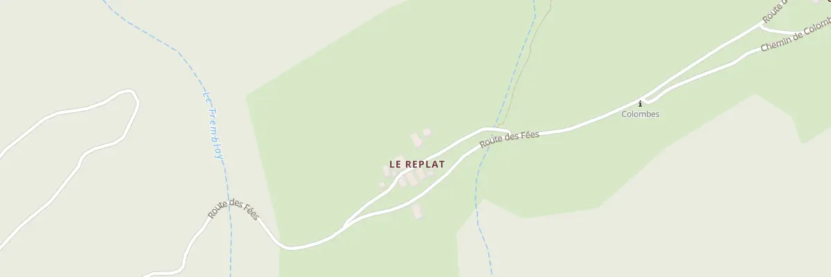 Plan du 5190 Le Replat à Saint François Longchamp