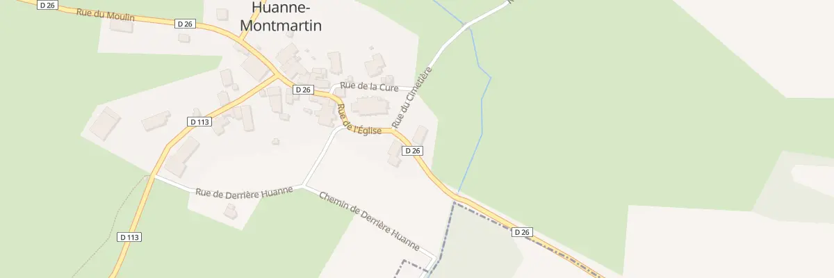 Plan du 15 Rue de l’Eglise à Huanne-Montmartin