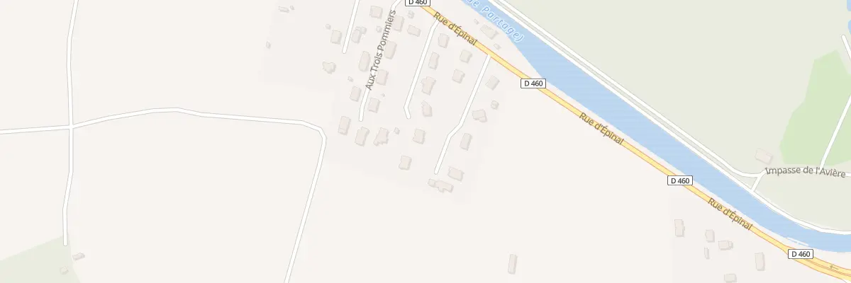 Plan du 131 Rue Le Coteau des Pommiers à Chaumousey