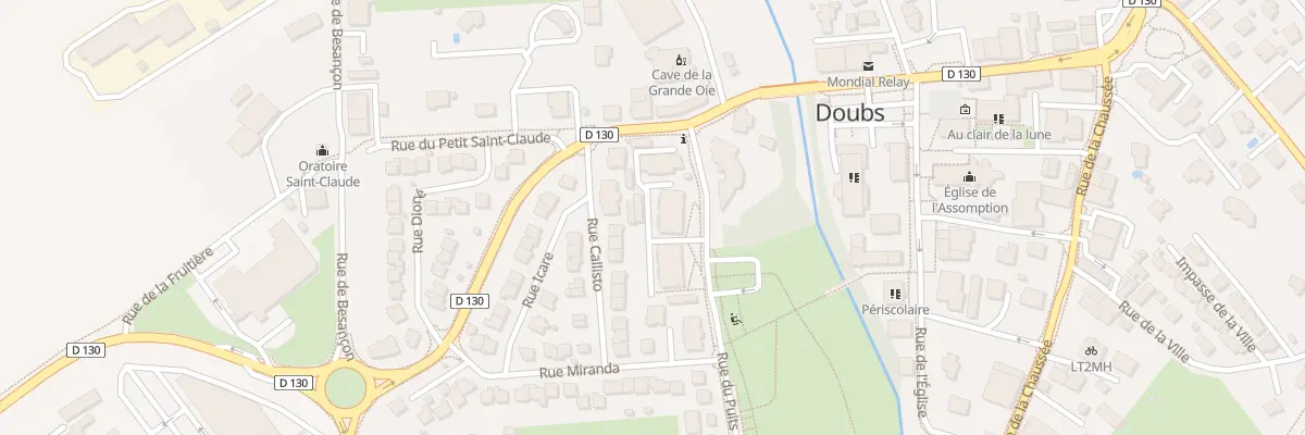 Plan du 2 Rue du Puits à Doubs