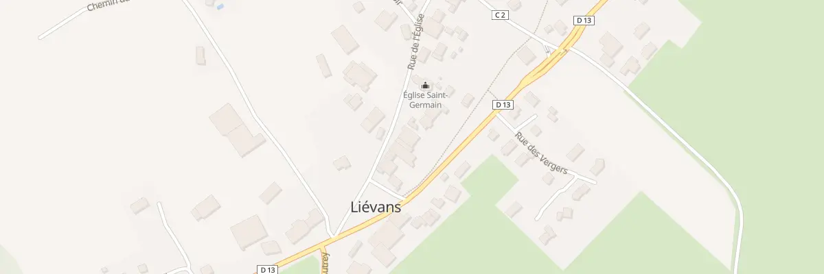 Plan du 8 Rue de l’Eglise à Liévans