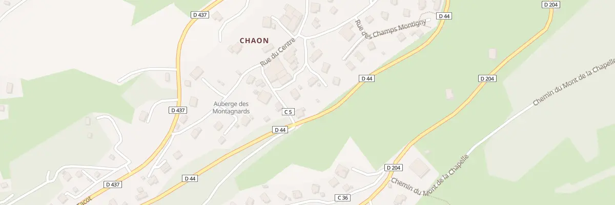 Plan du 21 Rue de la Combe Motta à Montperreux
