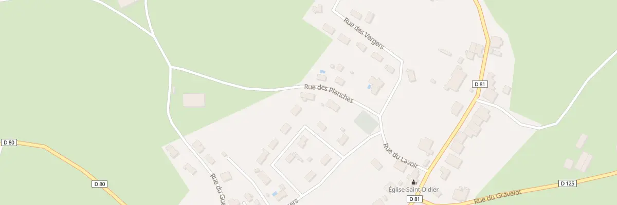 Plan du 3 Rue des Planches à Autrey-lès-Cerre