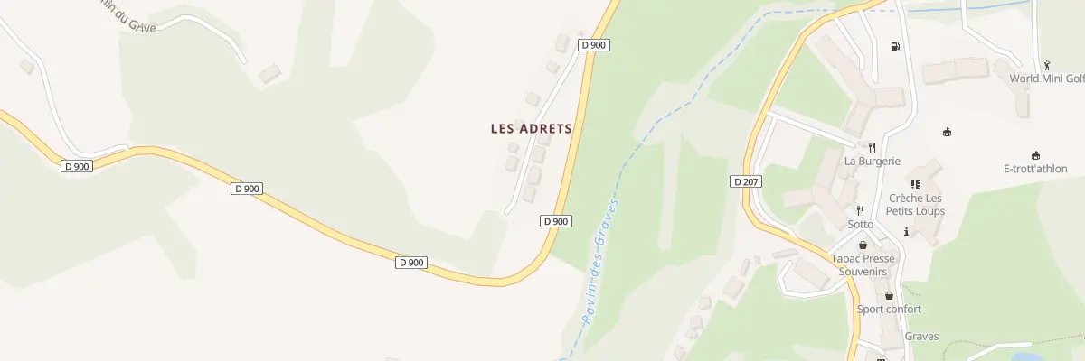 Plan du 3 Lot Les Adrets à Montclar