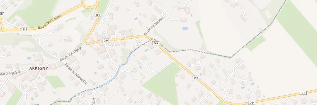 Plan du 36 Rte de Findrol à Marcellaz