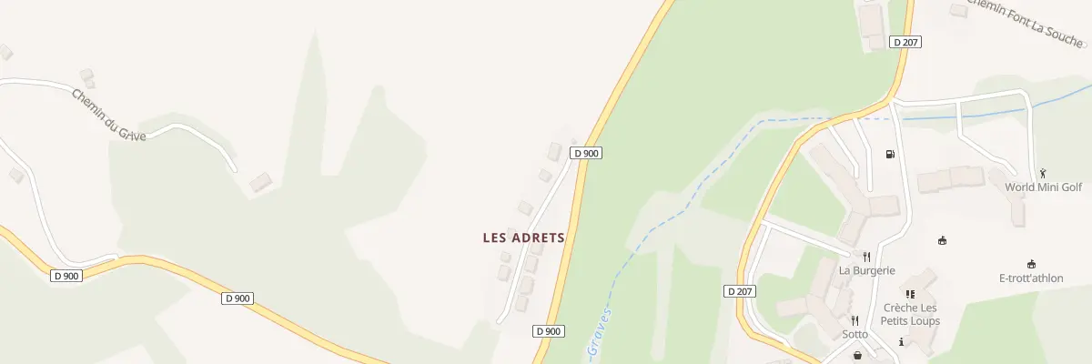 Plan du 12 Lot Les Adrets à Montclar
