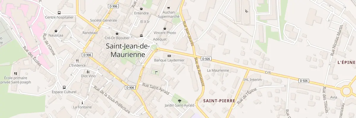 Plan du 54 Av Henri Falcoz à Saint-Jean-de-Maurienne