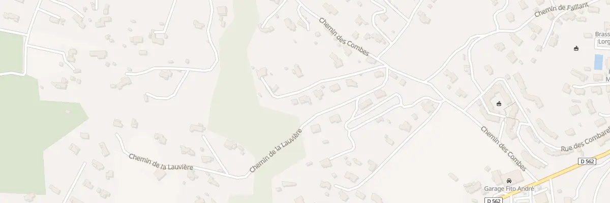 Plan du 343 Che des Combes à Lorgues
